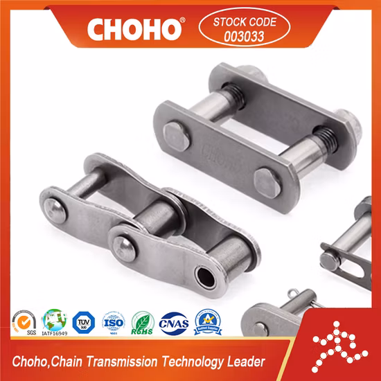 SS316 Ol Cl Ccl Link de aço parafusado elo de conexão de corrente de rolo de fileira dupla especial comum